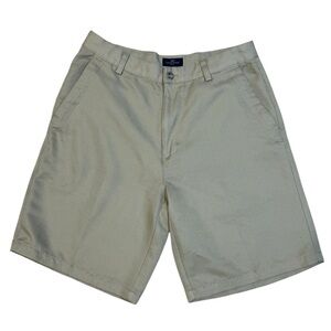 Dockers Men’s 32 Khaki Golf Shorts Zip Fly Pockets Belt Loops